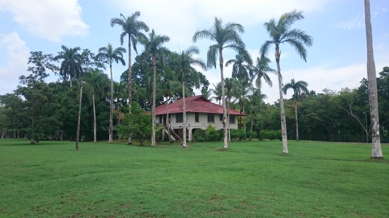 One of the villas