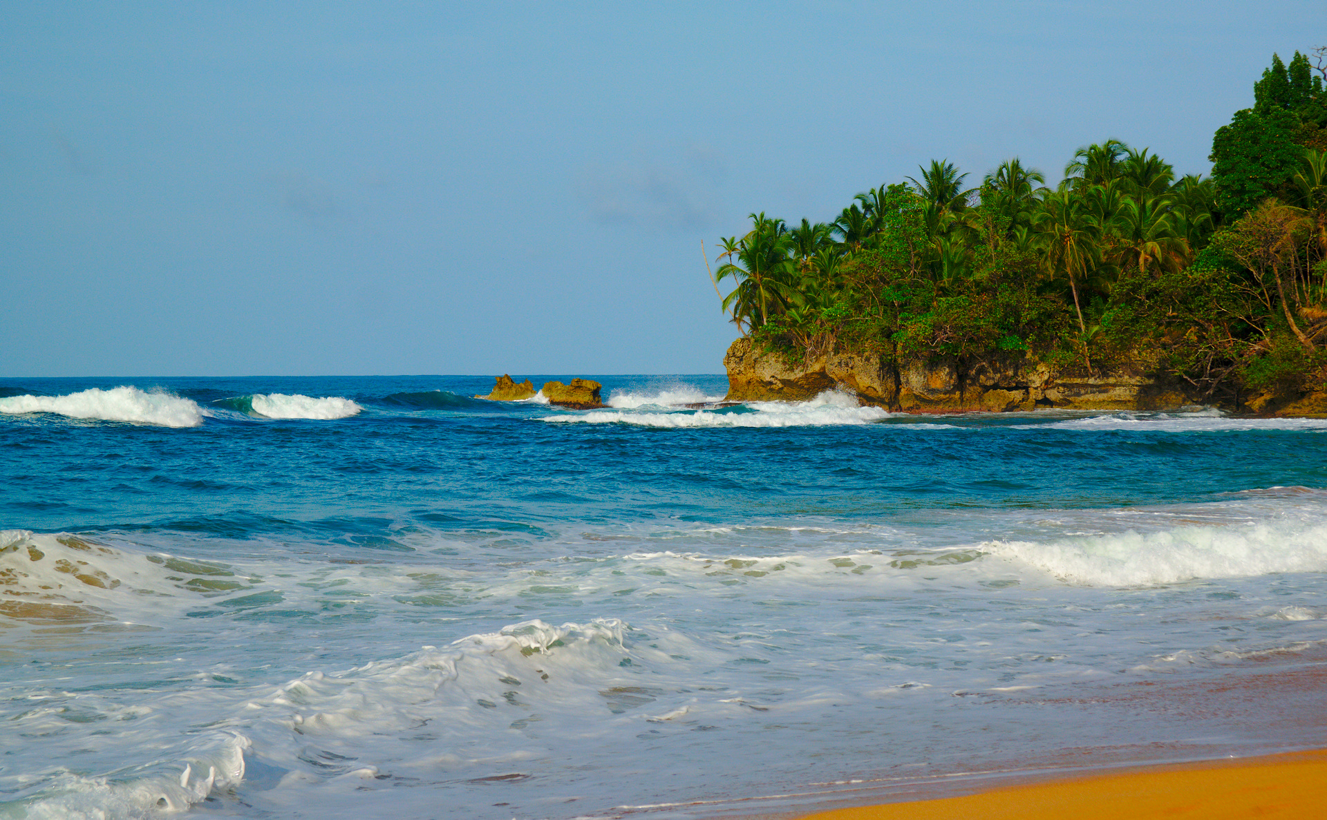 Beautiful cliff view near the beach